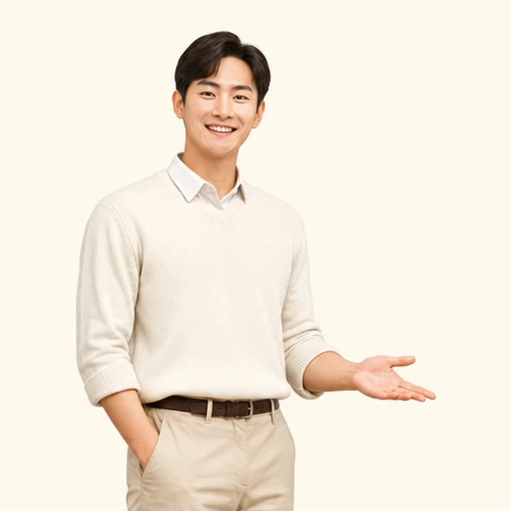 무보증 장기렌트 상담 신청을 안내하는 담당자